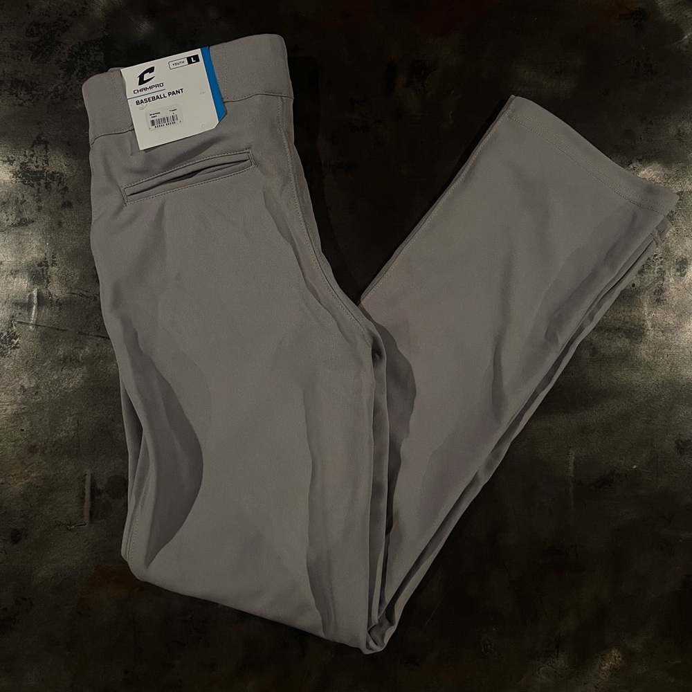 Champro Gray Baseball pants NWT Large